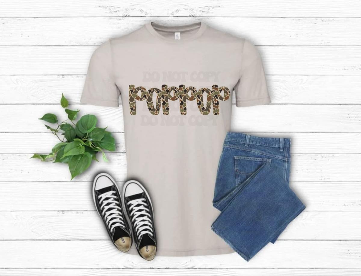 PopPop Camo Tee