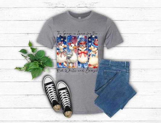 Silly Goose Fourth Of July Tee