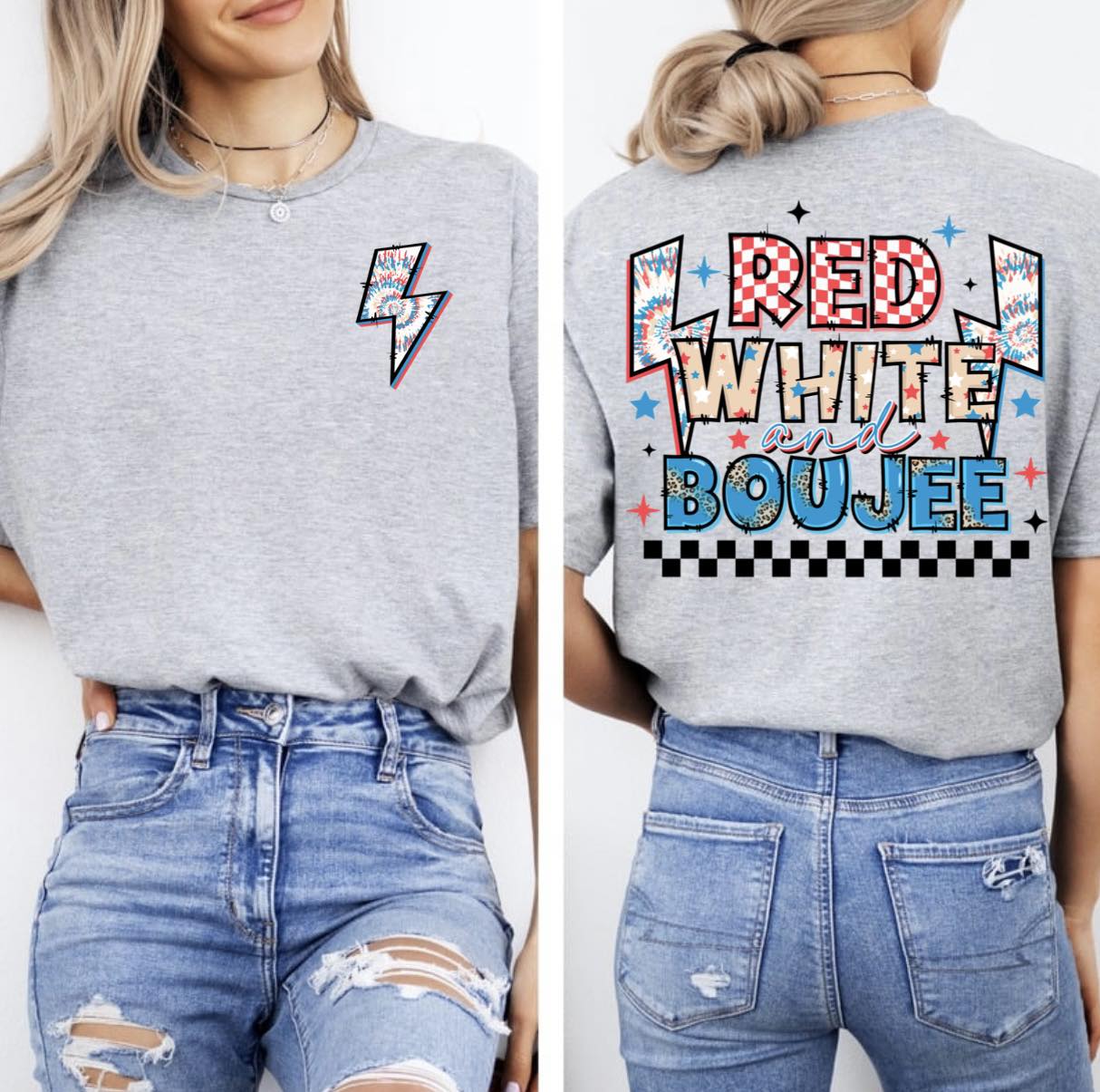 Red White & Boujee Tee