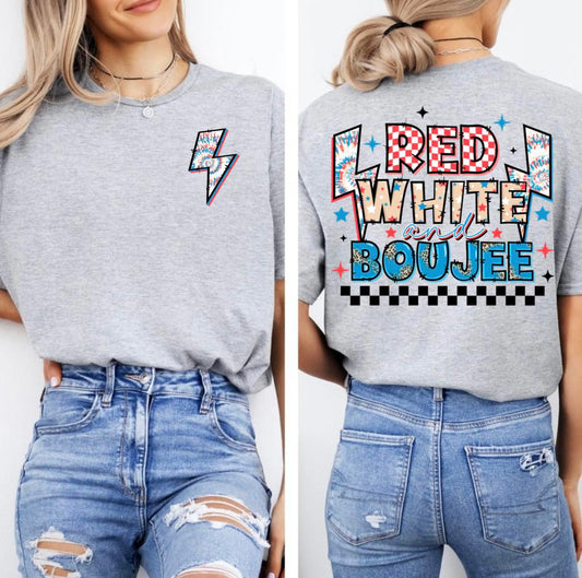 Red White & Boujee Tee