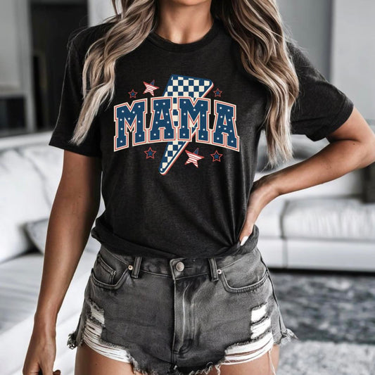 American Mama Lightning Bolt Tee