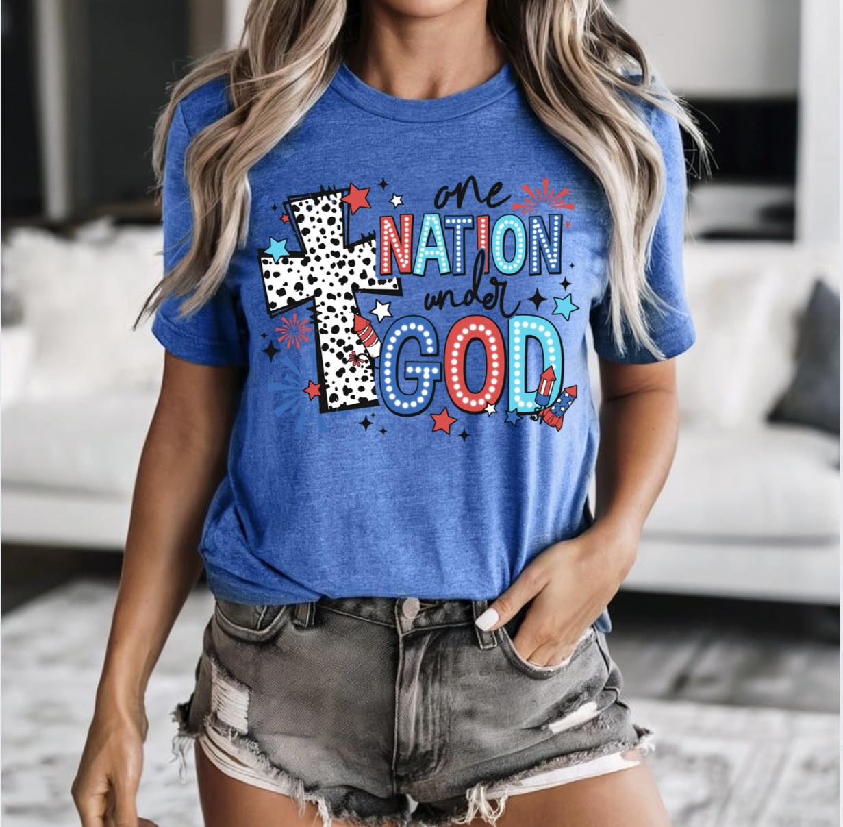 One nation under God tee
