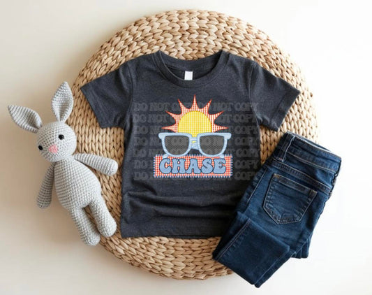 Sunglass Sunshine Custom Boy Tee