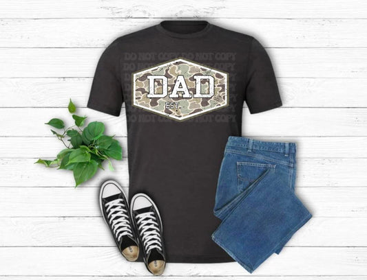 Dad Camo Est. Tee