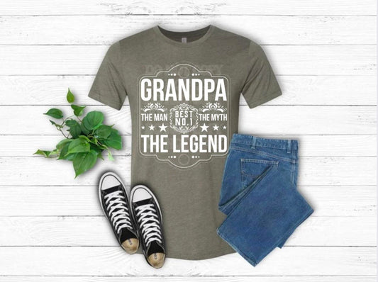 Grandpa The Legend Tee