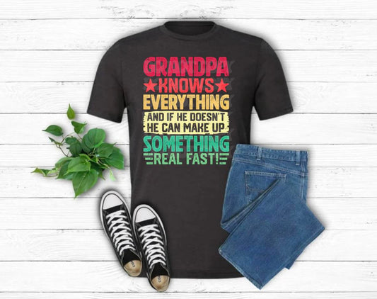 Grandpa knows tee
