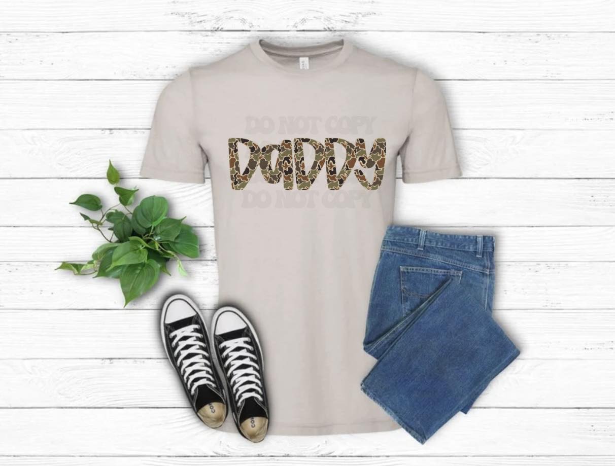 Daddy Camo Tee